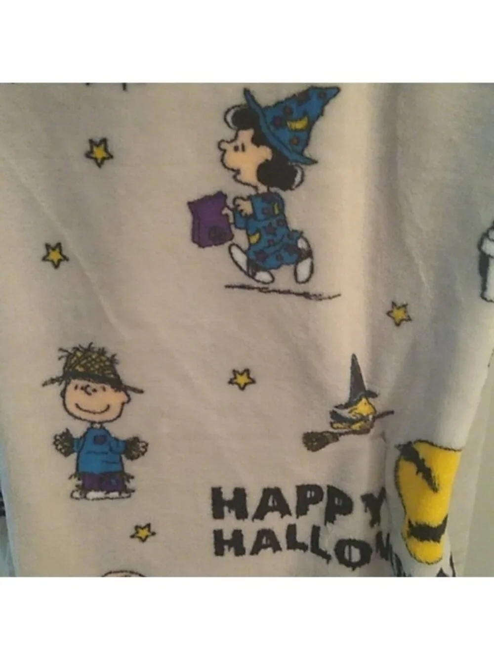 Berkshire Peanuts Halloween Lucy Charlie Brown Woodstock Plush Throw